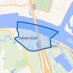 Kaart van Velsen-Oost
