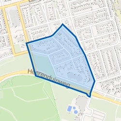 Kaart van Schildersbuurt