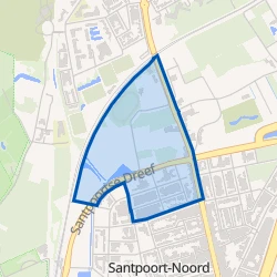 Kaart van Kerkpadbuurt