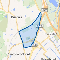 Kaart van Biezenbuurt