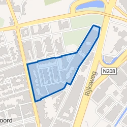 Kaart van West-Indische buurt