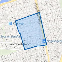 Kaart van Kerkerinkbuurt