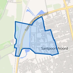 Kaart van Spanjaardsbergbuurt