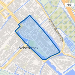Kaart van Bastionbuurt