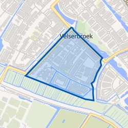Kaart van Tjotterbuurt