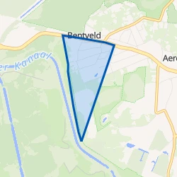 Kaart van Bentveld Zuid