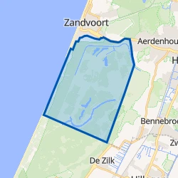 Kaartje van Zuid duinen