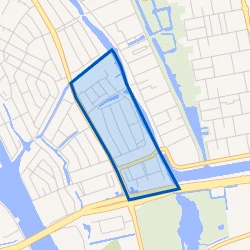 Kaart van Bomenbuurt Oost