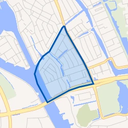 Kaart van Bomenbuurt