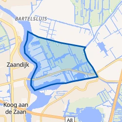 Kaart van Zaanse Schans