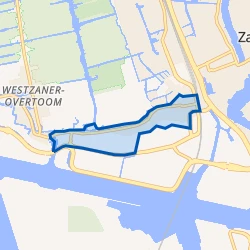 Kaart van Westzanerdijk