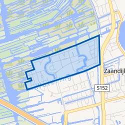 Kaart van Rooswijk Noord