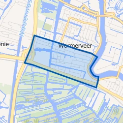 Kaart van Wormerveer Centrum