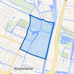 Kaart van Noorderhoofdbuurt