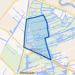 Kaart van Middel