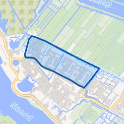Kaart van Vogelbuurt