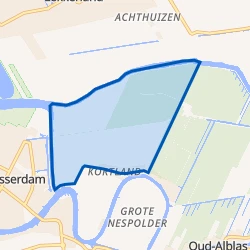 Kaart van Polder Kortland