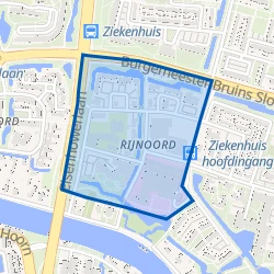 Kaart van Rijnoord