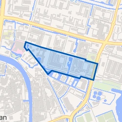 Kaart van Planetenbuurt-Zuid