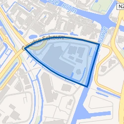 Kaartje van Bedrijventerrein De Schans I