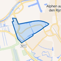 Kaartje van Bedrijventerrein Molenwetering