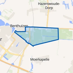 Kaart van Bentwoud