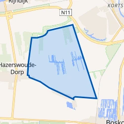 Kaart van Rietveldse polder
