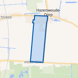 Kaart van Hazerswoude-Dorp-Oost