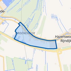 Kaart van Rijndijk