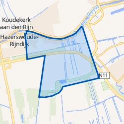 Kaart van Buitengebied Hazerswoude-Rijndijk