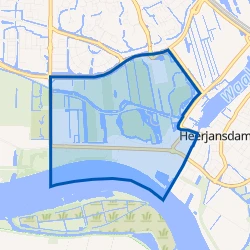 Kaart van Achterzeedijk Oost