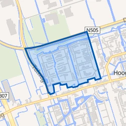 Kaart van Reigersborg Noord