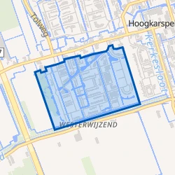Kaart van Reigersborg Zuid