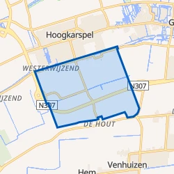 Kaart van Buitengebied Zuid
