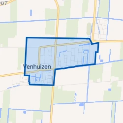 Kaart van Centrum Venhuizen