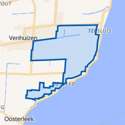 Kaart van Drieban , Venhuiz