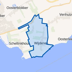 Kaart van Wijdenes