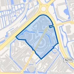 Kaart van Paganinibuurt