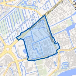 Kaart van Dichtersbuurt
