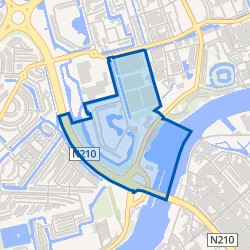 Kaart van Valeriusbuurt