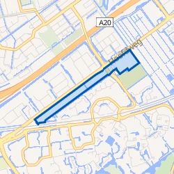 Kaartje van Hoofdweg sector E/F
