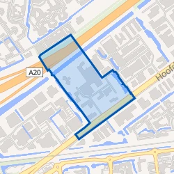 Kaartje van Hoofdweg sector B