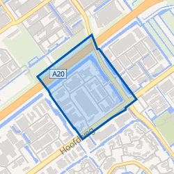 Kaartje van Hoofdweg sector D