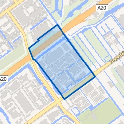 Kaartje van Hoofdweg sector G