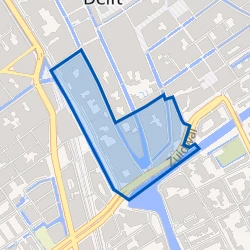 Kaart van Centrum-Zuidwest