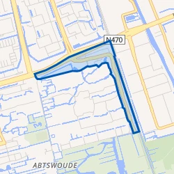 Kaart van Bedrijventerrein Tanthof-Oost