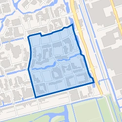 Kaart van Vogelbuurt-Oost