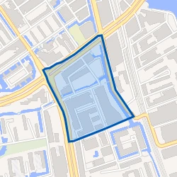 Kaart van Bedrijventerrein Voorhof