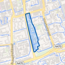 Kaart van Aart van der Leeuwbuurt
