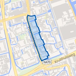 Kaart van Voorhof-Hoogbouw